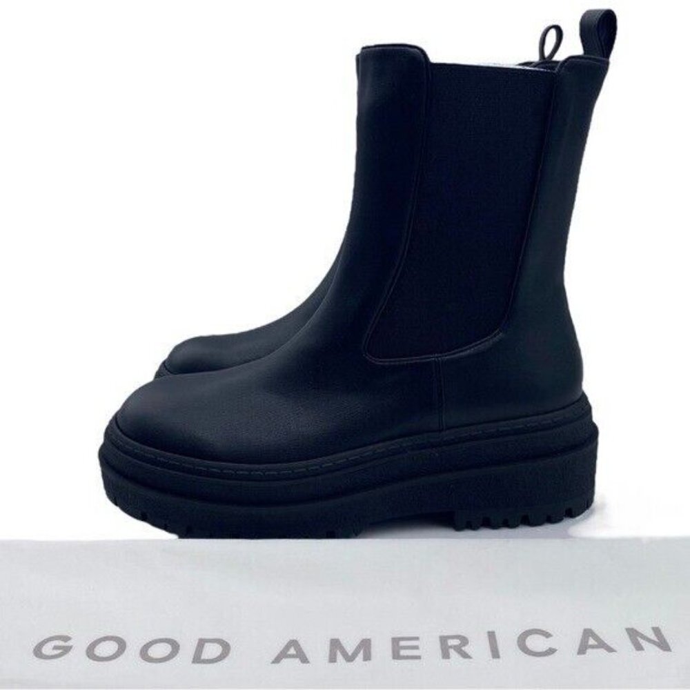 Good American Black Ankle Boots - Picture 2 of 11